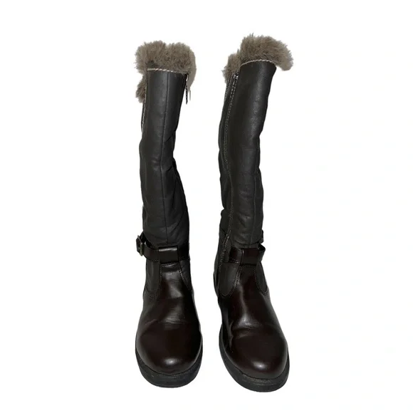 Totes Maryliza Brown Tall Winter Boots - Picture 2 of 11